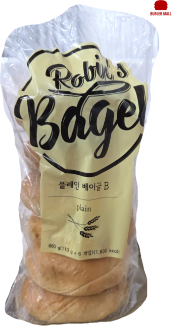 구스 플레인 베이글 660g, 1개
