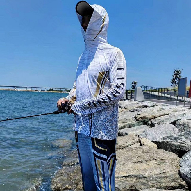 꽃소담 남자 경량 전체 자외선차단 낚시복 상하세트 MQ429