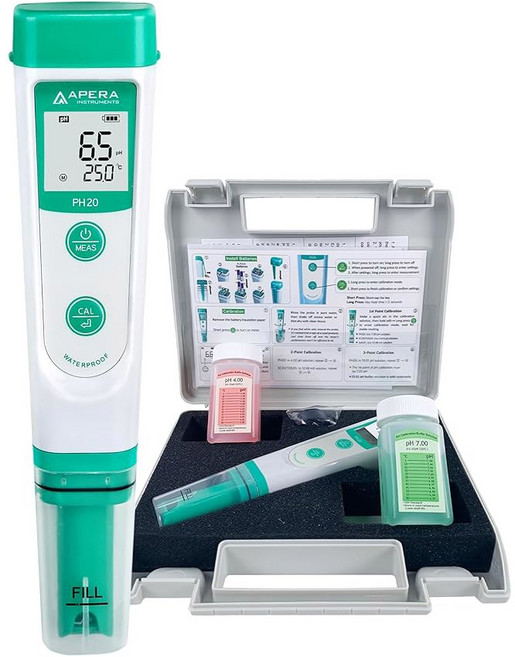 APERA 인스트루먼트 AI209 밸류 0.1 PH PH20 방수 시리즈 정확도 테스터 키트, 1개