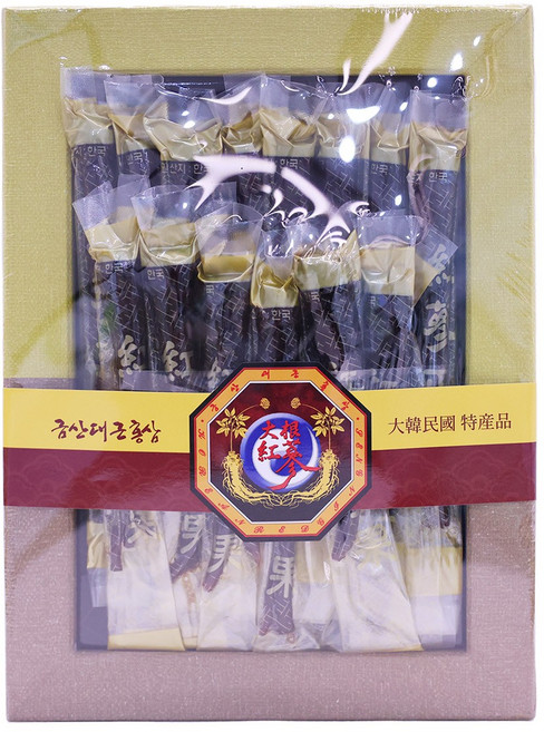 금산에서 직접만든 순수 홍삼 100% 홍삼정 홍삼진액 홍삼스틱 홍삼과 산수유열매 천연벌꿀이 어울어진 산수유스틱 지함바구니 보자기포장된 홍삼정과, 400g, 2개