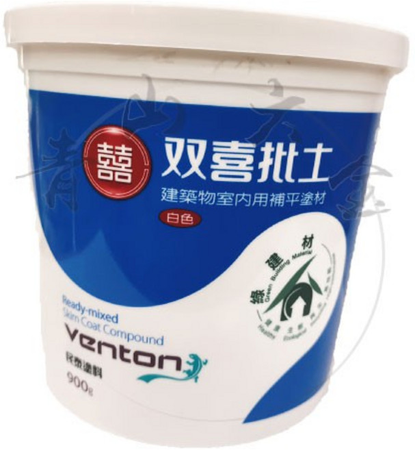 雙喜 批土 牆面修補 補土 900g, 1個