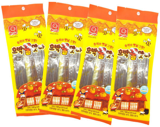 한진 호박꿀맛나 쫀디기 100g 20개