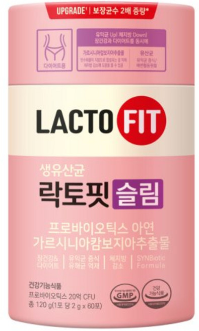 종근당건강 락토핏 생유산균 슬림, 120g, 1개