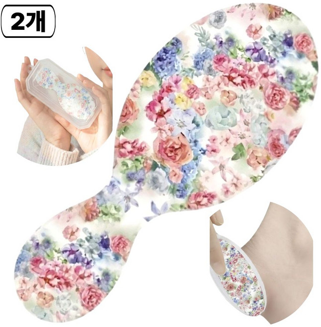 디어쿼츠 저자극 건습식 발각질 굳은살 제거기, 81g, 2개, 1개입