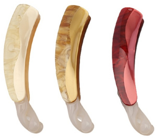 미스21 그날들 바나나핀 헤어핀 머리핀 3개 세트 (hp547)