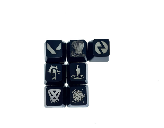 발로란트 키캡 커스텀 포인트 키캡 (발로란트 로고 역할군 스킬), 케이/오