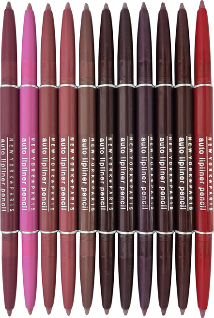 1+1+1 미라클다인 지워지지않는 듀얼 오토 립라이너 펜슬, 3개, NO11 캔드핑크