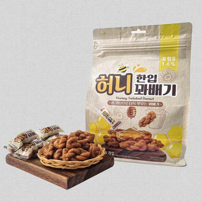 한입 허니 꽈배기, 520g