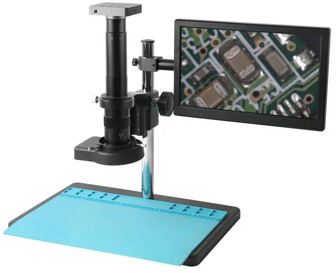 8.3MP 4K FHD 자유롭게 조절 가능한 스탠드 USB 비디오 산업용 현미경 카메라 레코더 120X 줌 렌즈, 02 B, 01 300X, 01 CHINA, 1개