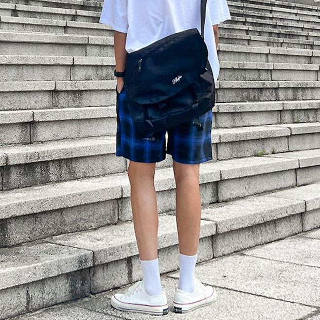 [주문폭주] 여름용 타탄체크 하프 반바지 팬츠 5440