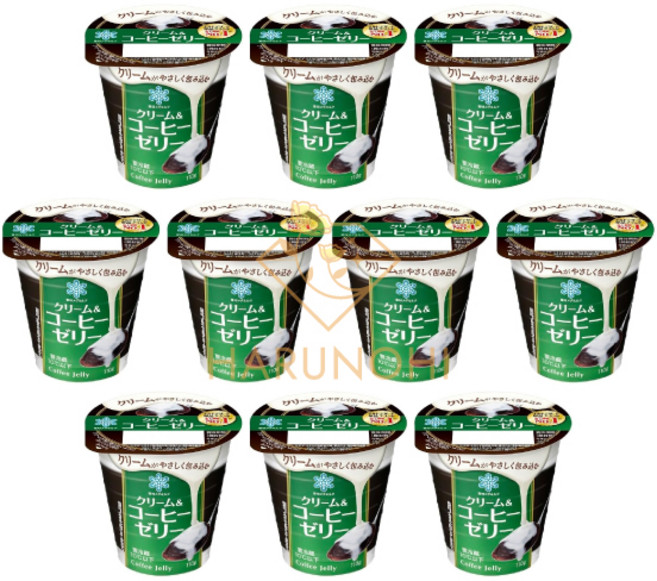 일본 커피 푸딩 젤리 CREAM SWEETS 110g 10개 세트
