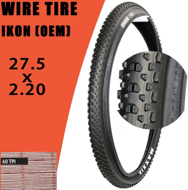 MAXXIS-페이스 와이어 비드 자전거 타이어 산악 26 27.5 29 1.95 2.10, IKON 27.5x2.20 OEM, 1개