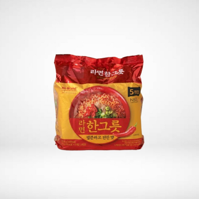 [퀴클리몰] 노브랜드 라면 한 그릇 얼큰하고 진한맛 575g, 10개