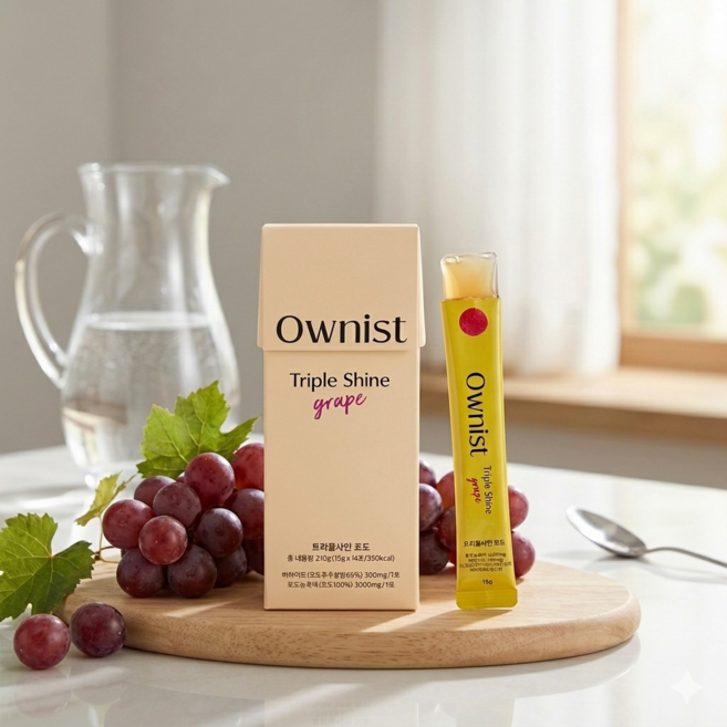 오니스트 트리플샤인 포도 14p, 14회분, 4박스