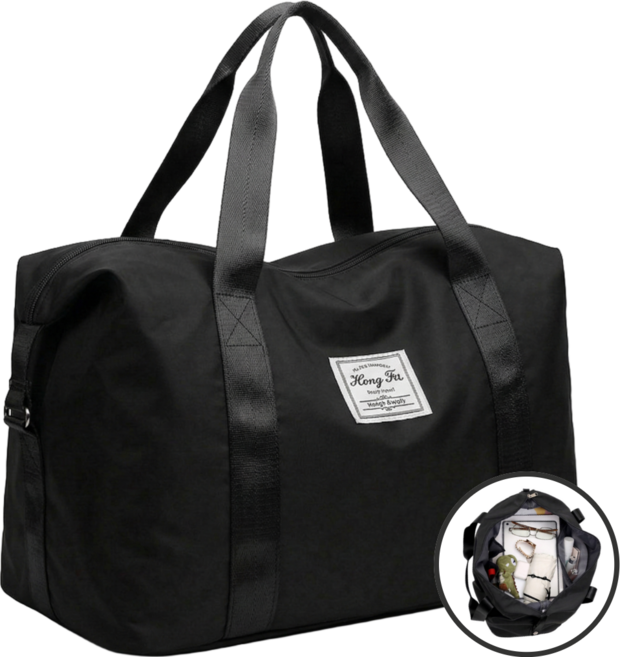 챠린브 여행 보스턴백 대용량 접이식 캐리어 결합 경량 방수 대형 스포츠