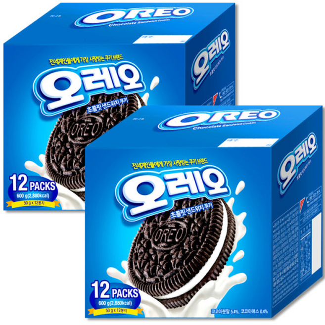 오레오 화이트크림 +, 600g, 1개