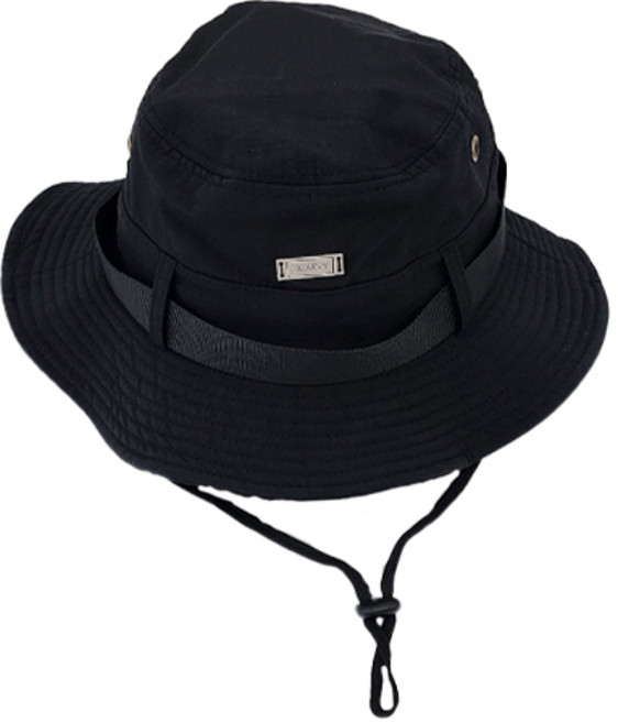 한스모자 방수 버킷햇 남자 여자 공용 캠핑 등산 낚시 벙거지모자 끈달린 경량 가벼운 등산모자