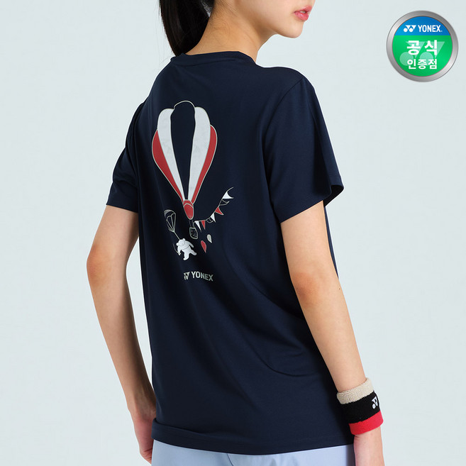 요넥스 배드민턴 레귤러핏 캐주얼 반팔 티셔츠 261TS068U