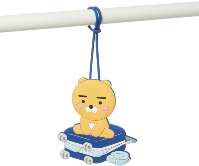 카카오프렌즈 여행용 캐리어 가방 네임택