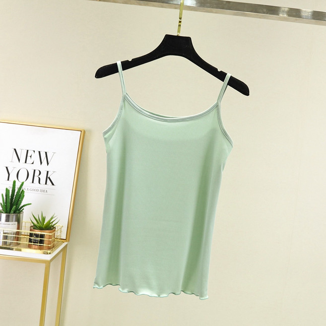 여성 빅사이즈 냉감 나시티 기본 이너 사계절 끈나시 2XL~5XL 6color YSY-1002