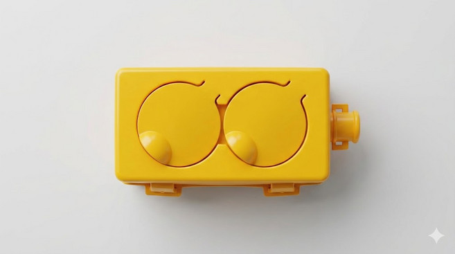 노출형 2구 콘센트 안전 가리개 덮개 방수 보호 커버 실외용 콘센트커버 안전덮개, 1