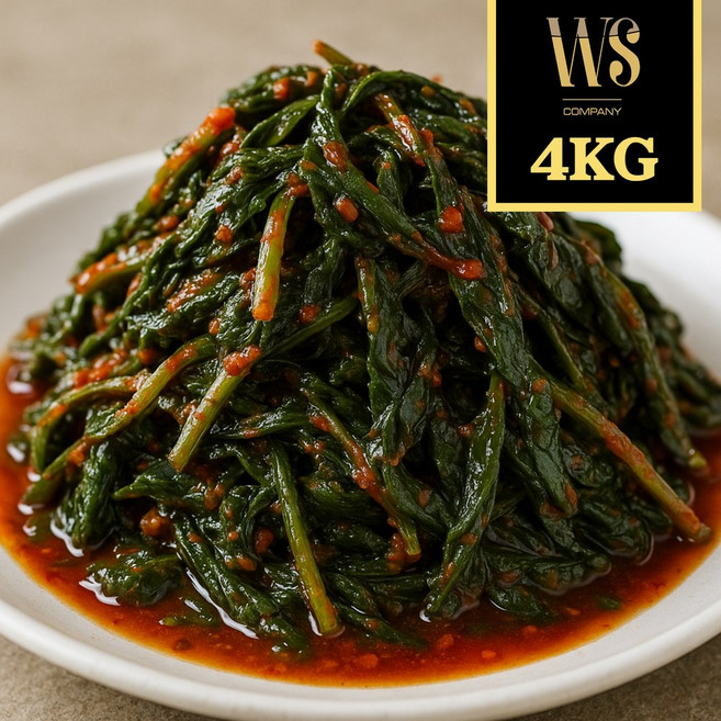 [그린이] 고추잎무침 4kg 업소용 대용량, 1개