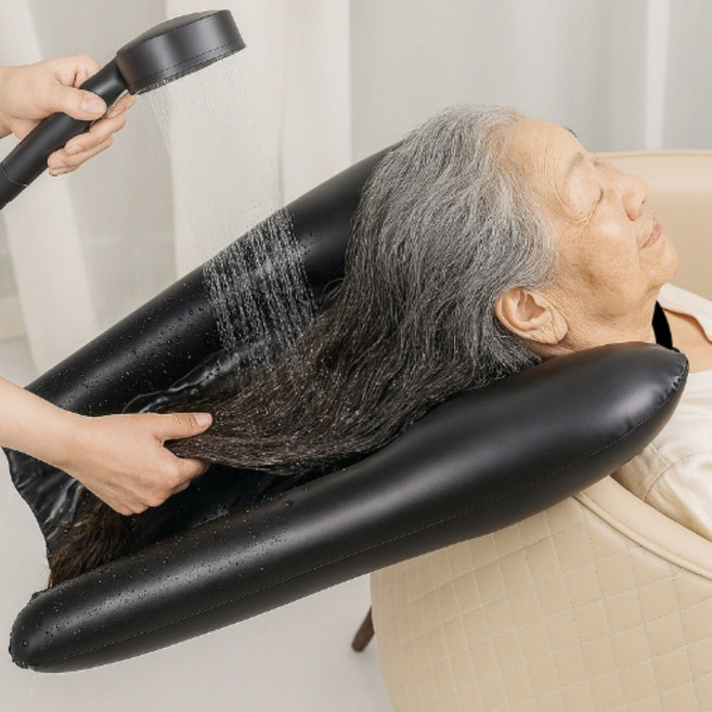 간병용 샴푸베드 거동불편 노인 환자 누워서 머리감기