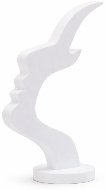 실루엣 안경 거치대 받침대 선글라스 보관 감성 인테리어 진열대 스탠드, 1개, 화이트