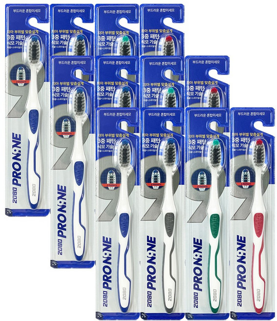 2080 프로나인 칫솔, 1개입, 12개
