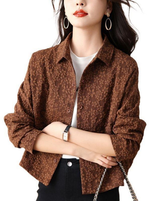 ORZQU 여성 봄 고급 디자인감 간절기 자켓 캐주얼 데일리 숏자켓 코트