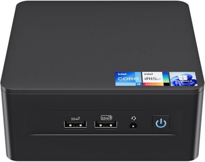 ASUS NUC 인텔 12 프로 미니 데스크톱 컴퓨터 코어 i5-1240P PC12C16T 최대 4.4GHz 16GB DDR4 RAM 및 512GB PCIe 4.0 NVMe S, NUC12WSHi5 16GB+512GB, NUC12WSHi5 16GB+512GB
