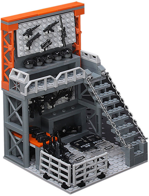 군사 군인 무기고 무기창고 군사기지 블록 b0902, 1개