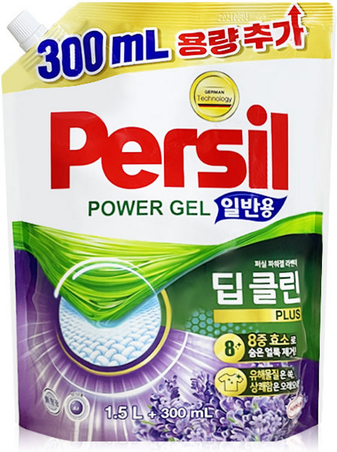 퍼실 라벤더젤 플러스 일반용 리필, 1.8L, 6개