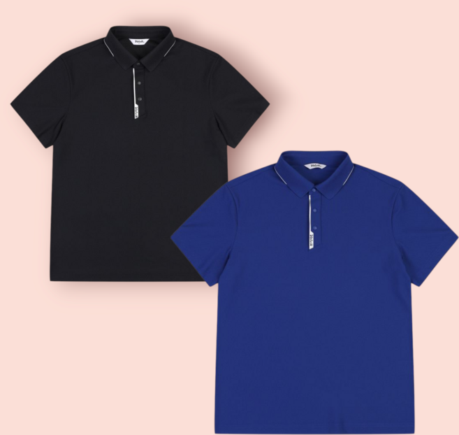 볼빅 25년 여름 남성 에센셜 메쉬PQ 요꼬에리 티셔츠 VMTSP491