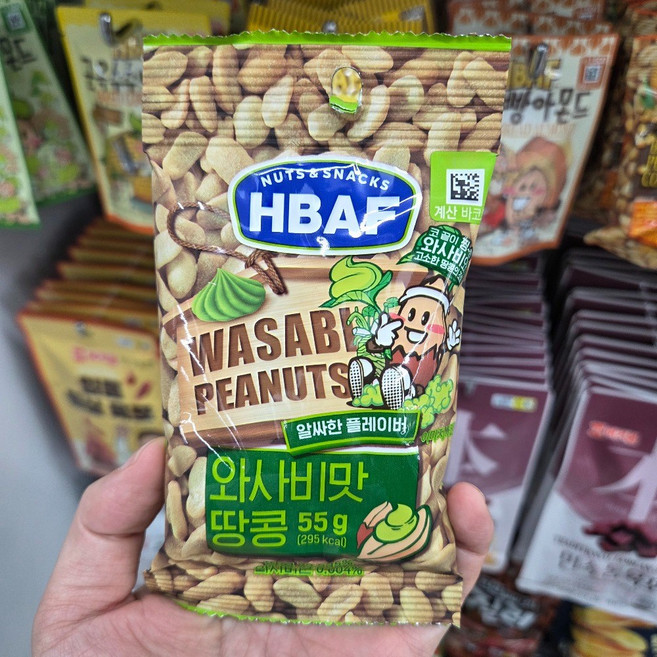 바프 와사비맛 땅콩 55g, 1개