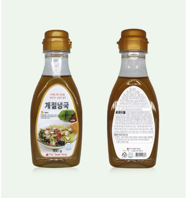 계절 냉 국 300g 여름 시원한 재료 소스 오이 미역 도토리묵 물회 양념 베이스 냉면, 계절냉국