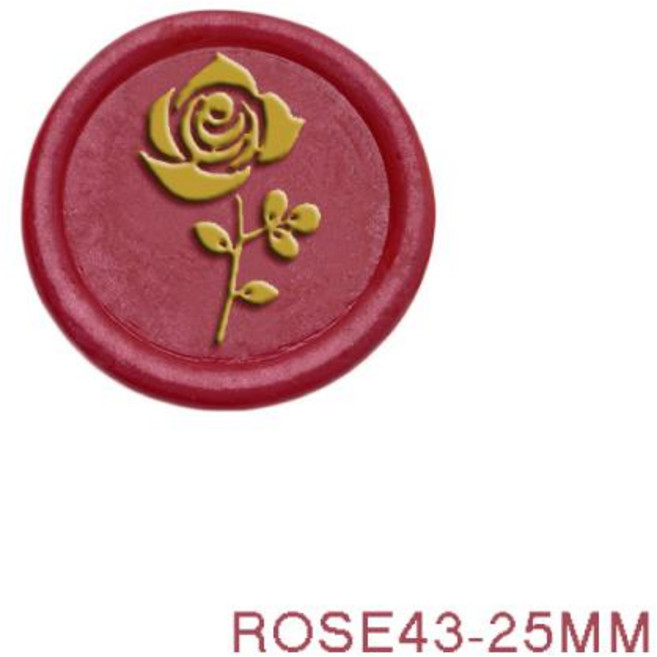 25/30MM 왁스 스탬프 씰링 레트로 플라워 네트 및 로즈 파이어 래커 씰 로즈 시리즈 선물 웨딩 도구 포스트 장식 맞춤 제작인사말 카드 봉투, 18