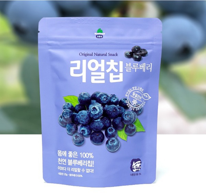 블루베리 동결건조 리얼칩200g 산마을, 200g, 1개