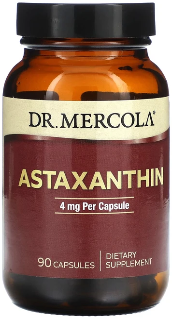 Dr. Mercola 아스타잔틴 4mg 캡슐 90정, Dr Mercola 아스타잔틴 4mg 캡슐 90정, 1개 - 쿠팡
