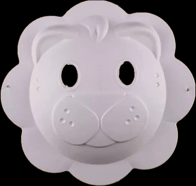 베르트폴 종이 가면 만들기, 5개, 사자