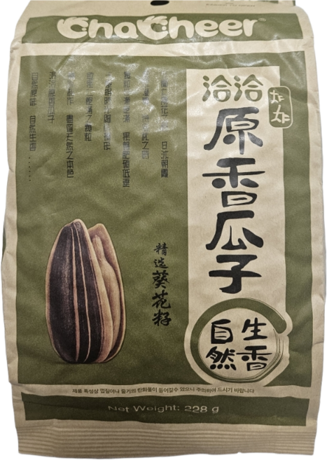챠챠 해바라기씨, 228g, 18개