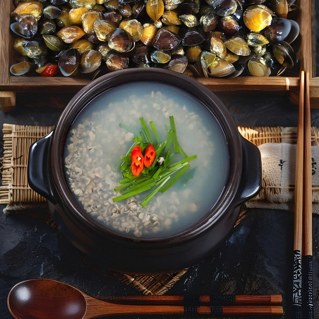 하동 섬진강 재첩국 500g 10+1, 11개