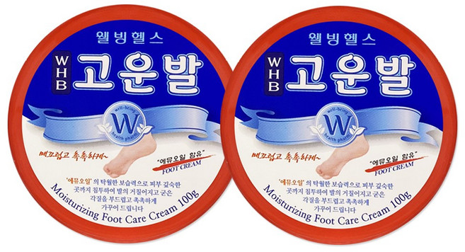 웰빙헬스팜 고운발 크림, 1개입, 2개, 100g