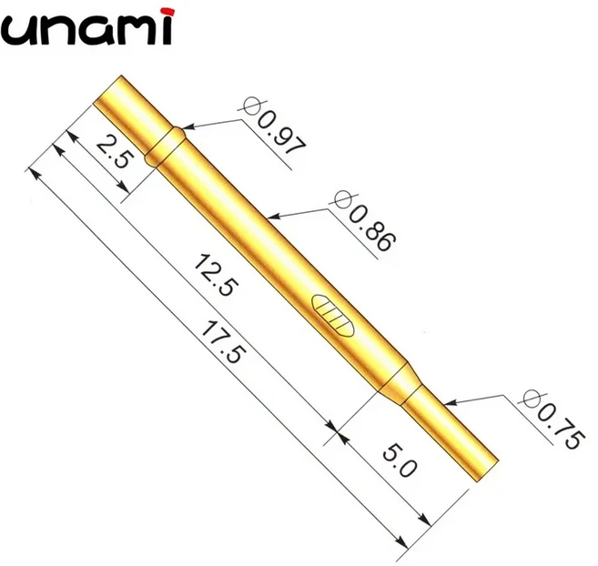 호환 스프링 테스트 프로브 포고 핀 P50-A2 P50-B1 P50-D R50-2S, 12 R50-2C