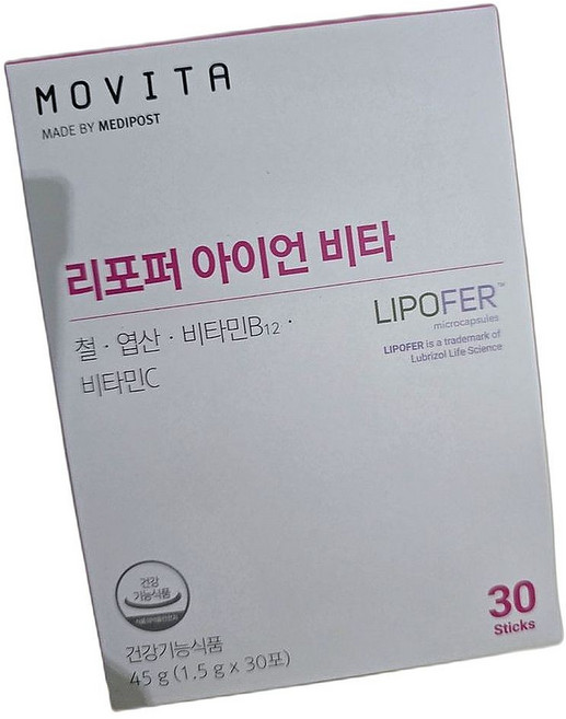 온가족 영양 충전 임산부 수유부 엽산 철분제 건강 보조제 30포 6개, 30정