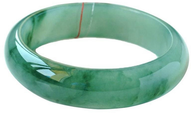 비취팔찌 여성용 천연석 우아한 녹색 원석팔찌 행운의 재물운 비즈 천연옥 액세서리