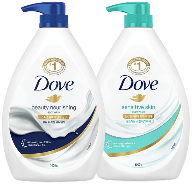 바디워시 뷰티너리싱 1L + 센스티브 스킨 1L, 2개 - 쿠팡