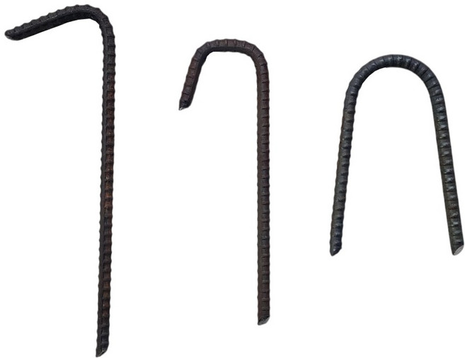 쇠말뚝 20cm 100개 고정핀 말뚝 텐트팩 타프팩 야자매트핀