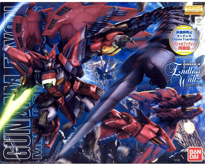 BANDAI 鋼彈W MG 1/100 次代鋼彈 艾比昂 雙頭龍 鋼普拉 模型 決戰式樣, 1個
