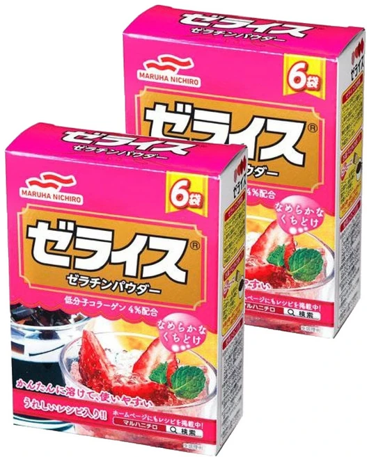 마루하니치로 제라이스 젤라틴파우더 6개입, 30g, 2개 - 쿠팡